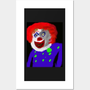 Evil clown 2 Posters and Art